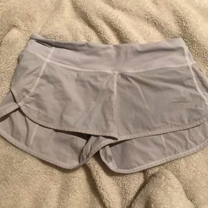 Lululemon white shorts